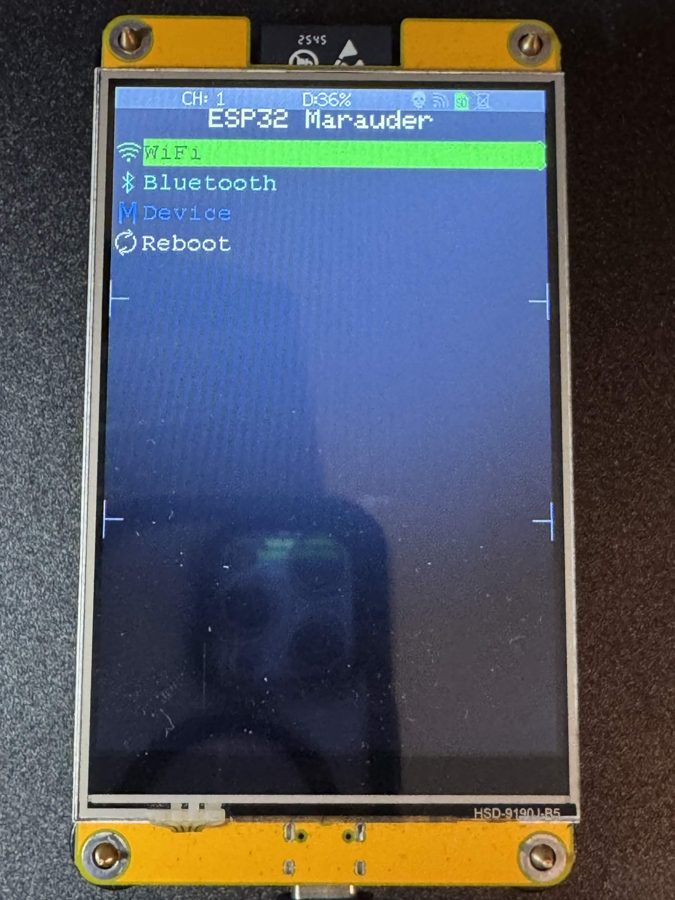 CYD + ESP32 Marauder